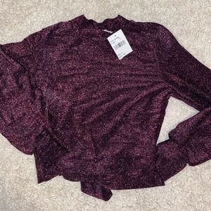 sparkly women’s top